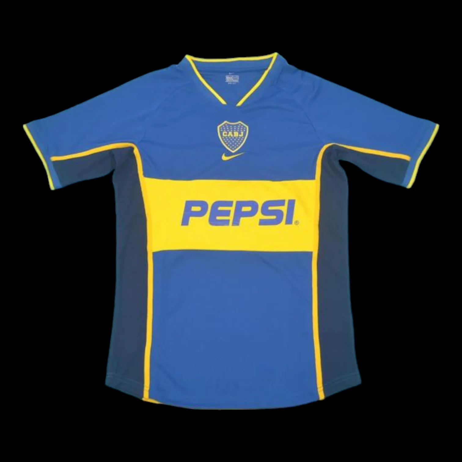 Boca Juniors Maillot Rétro Domicile 2002 - Vue 1